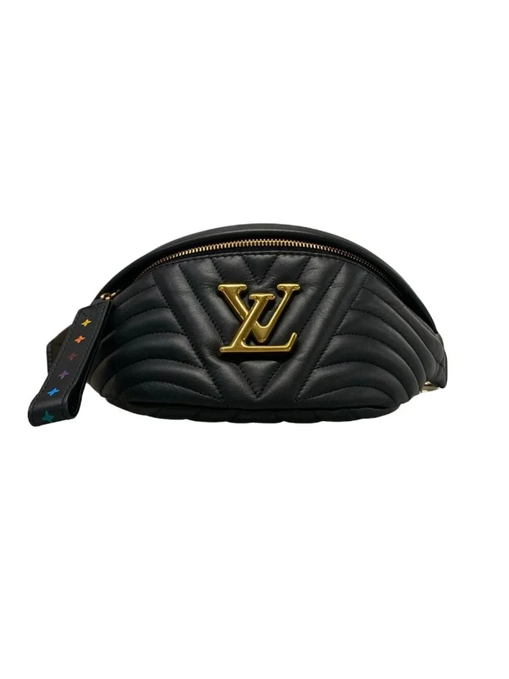 Louis Vuitton Waist Pouch New Wave Bum Bag Noir Leather